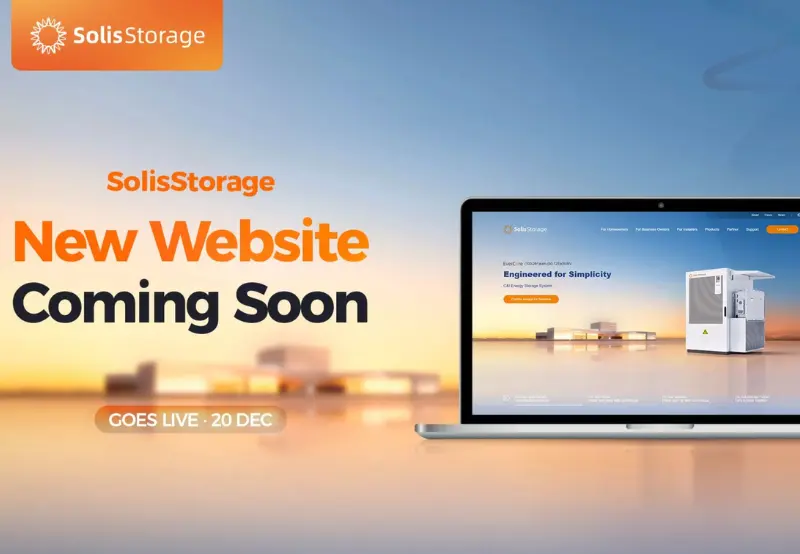 SolisStorage Launches New Website Showcasing Complete Energy Storage Solutions