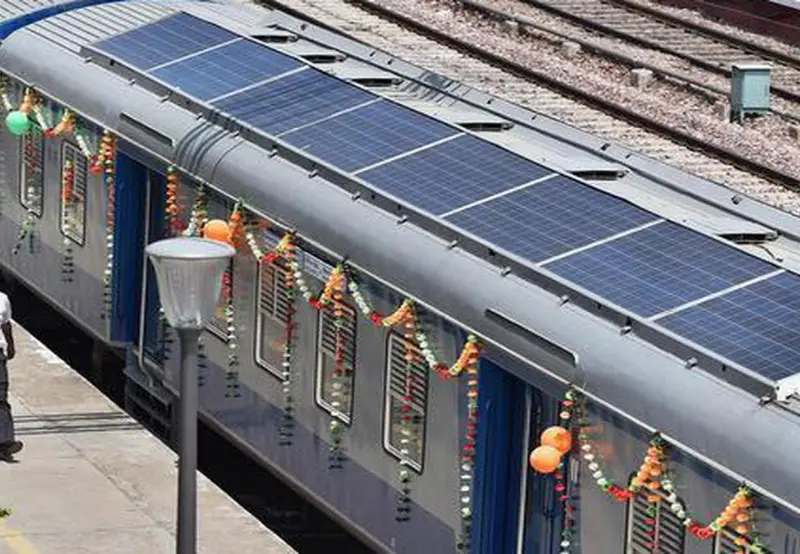 Bihar Trains Go Green with Solar Panels to Power Fans and AC