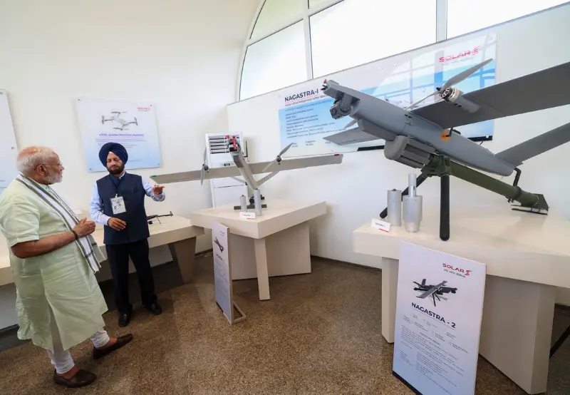 India Inducts First Solar-Powered Surveillance Drone into Army Service